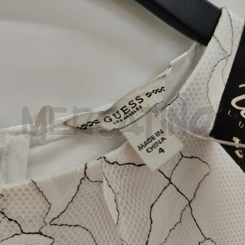 VESTITO BAMBINA BIANCO TULLE GUESS | Mercatino dell'Usato Alcamo 3