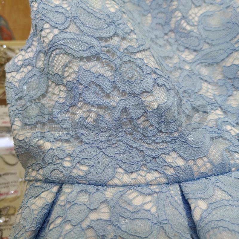 VESTITO BAMBINA DAMIGELLA BELLA BRILLI AZZURRO PIZZO | Mercatino dell'Usato Alcamo 5
