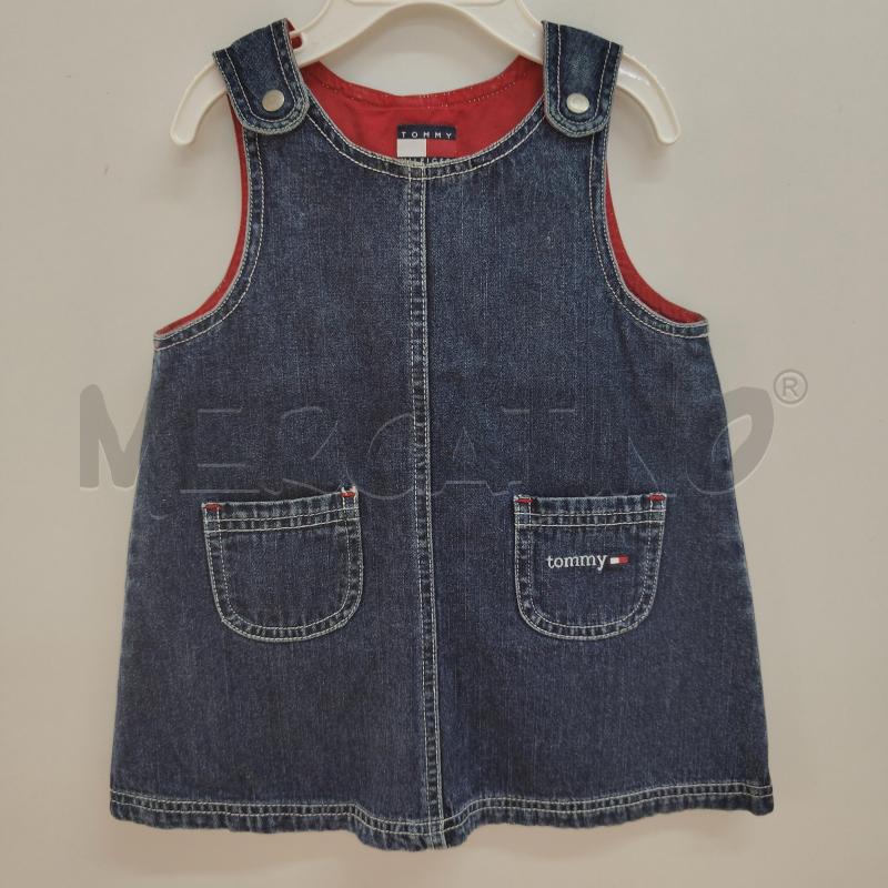 VESTITO BAMBINA JEANS A CANOTTA TOMMY  | Mercatino dell'Usato Alcamo 1