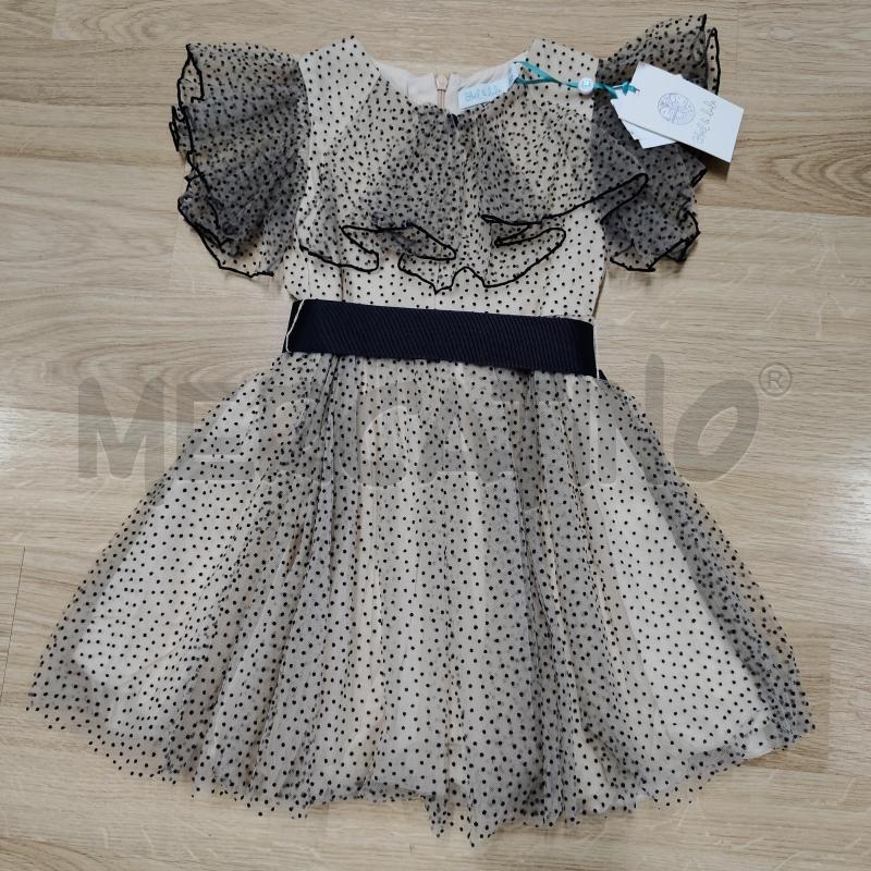 VESTITO BAMBINA PANNA POIS NERI ABEL & LULA | Mercatino dell'Usato Alcamo 1