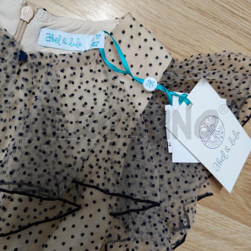 VESTITO BAMBINA PANNA POIS NERI ABEL & LULA | Mercatino dell'Usato Alcamo 3