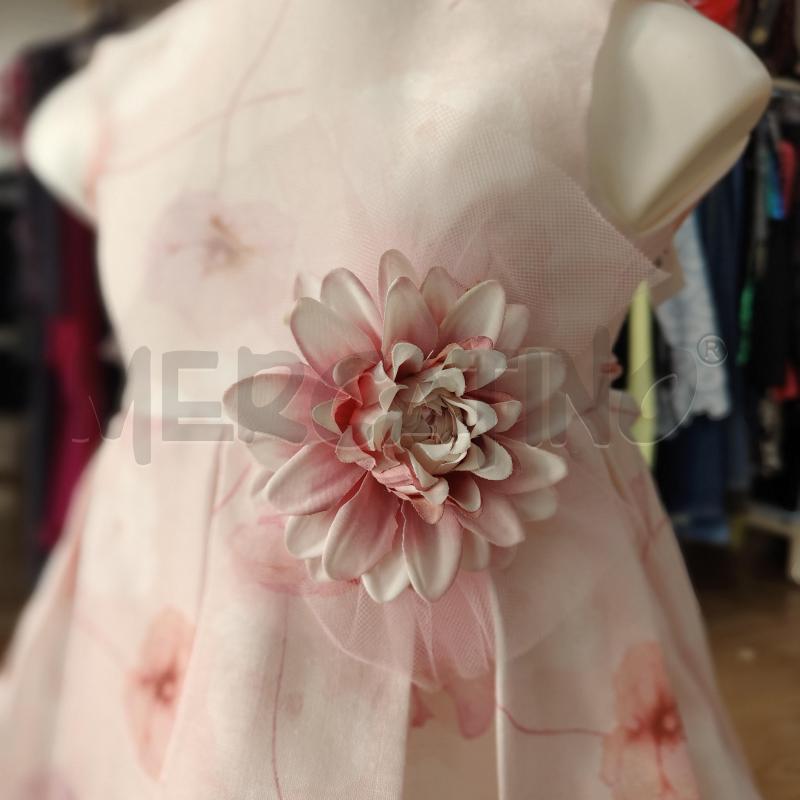 VESTITO BAMBINA ROSA CON FIORE IN CINTA | Mercatino dell'Usato Alcamo 2