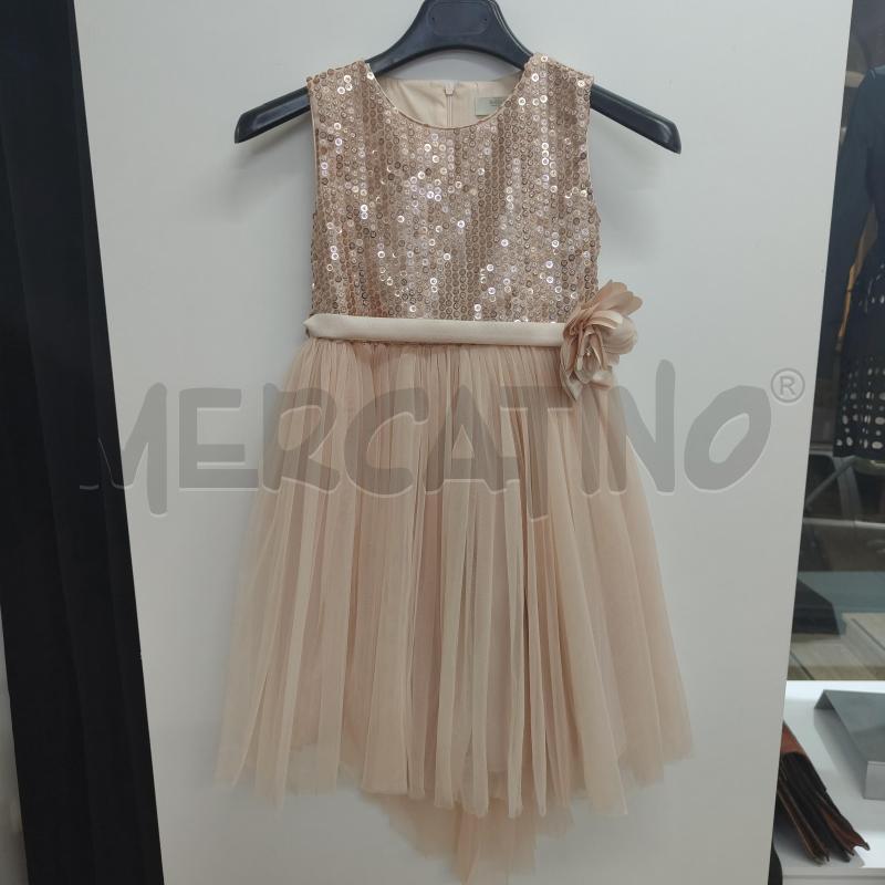 VESTITO BAMBINA ROSA ELEGANTE PAILLETTES | Mercatino dell'Usato Alcamo 1