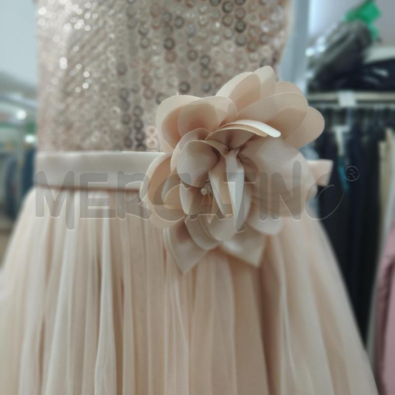 VESTITO BAMBINA ROSA ELEGANTE PAILLETTES | Mercatino dell'Usato Alcamo 3