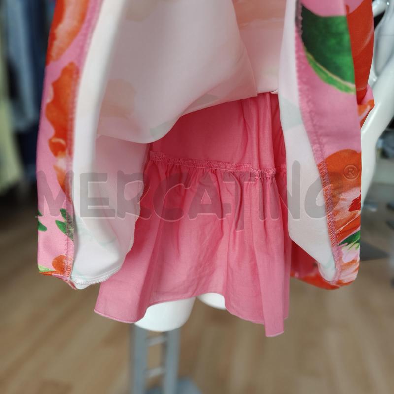 VESTITO BAMBINA ROSA FIORI ROSSI VERDI ABEL&LULA | Mercatino dell'Usato Alcamo 4