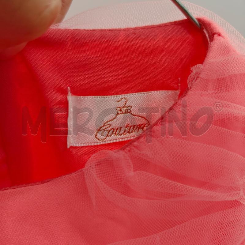 VESTITO BAMBINA ROSA FLUO VOLA' COUTURE | Mercatino dell'Usato Alcamo 4