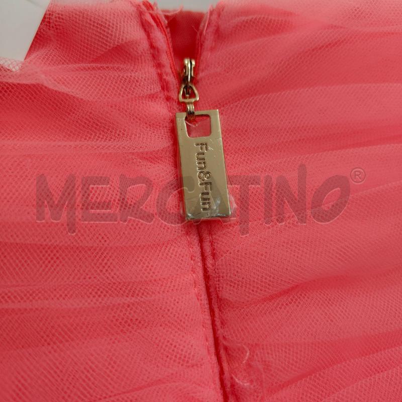 VESTITO BAMBINA ROSA FLUO VOLA' COUTURE | Mercatino dell'Usato Alcamo 5