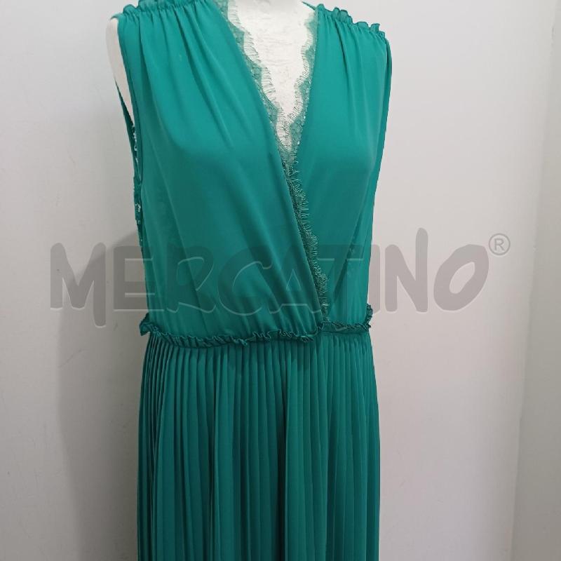 VESTITO DONNA AKE VERDE ACQUA PLISSE' | Mercatino dell'Usato Alcamo 2