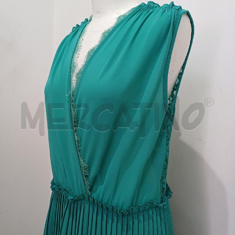 VESTITO DONNA AKE VERDE ACQUA PLISSE' | Mercatino dell'Usato Alcamo 3