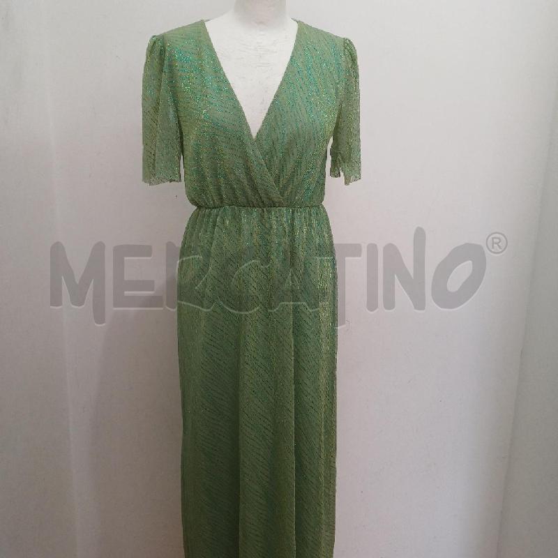 VESTITO DONNA AKE VERDE LUREX  | Mercatino dell'Usato Alcamo 1