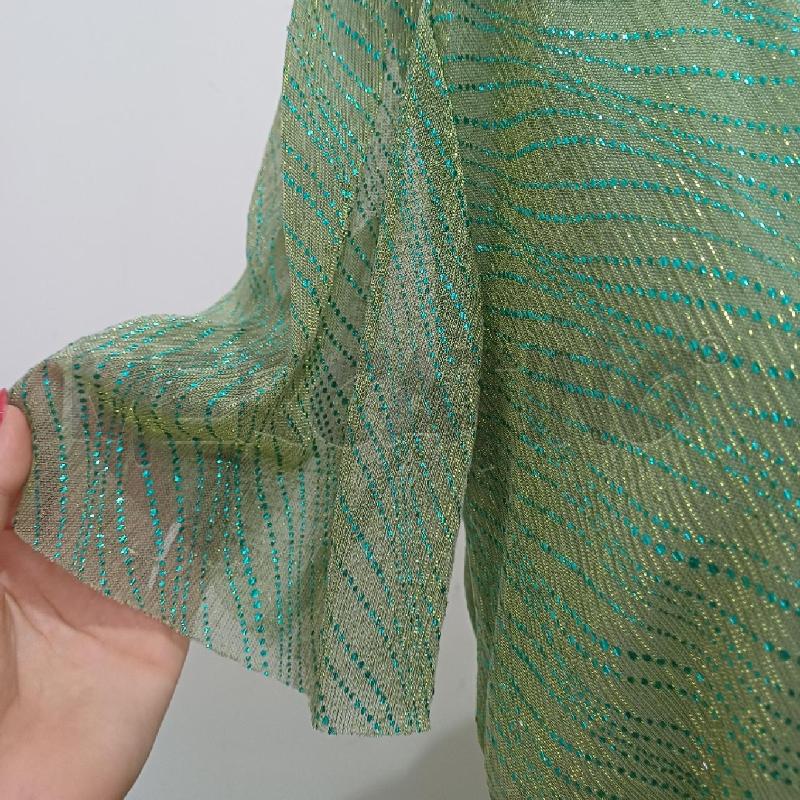 VESTITO DONNA AKE VERDE LUREX  | Mercatino dell'Usato Alcamo 3