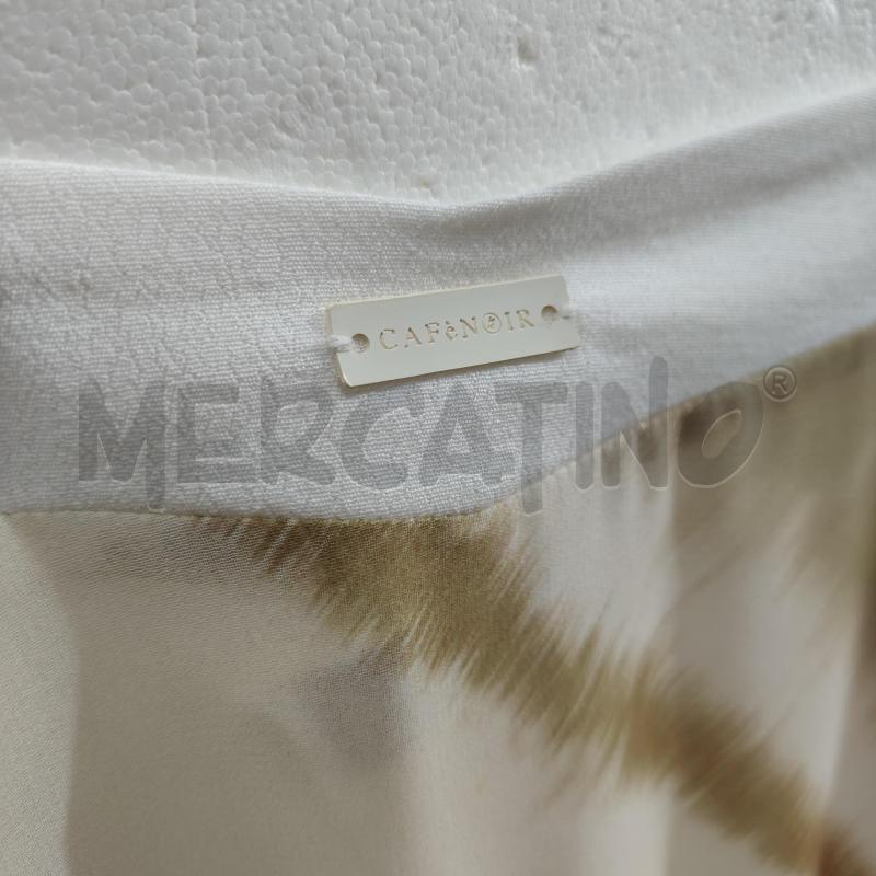 VESTITO DONNA BIANCO BEIGE GIALLO FANTASIA CAFENOIR | Mercatino dell'Usato Alcamo 4