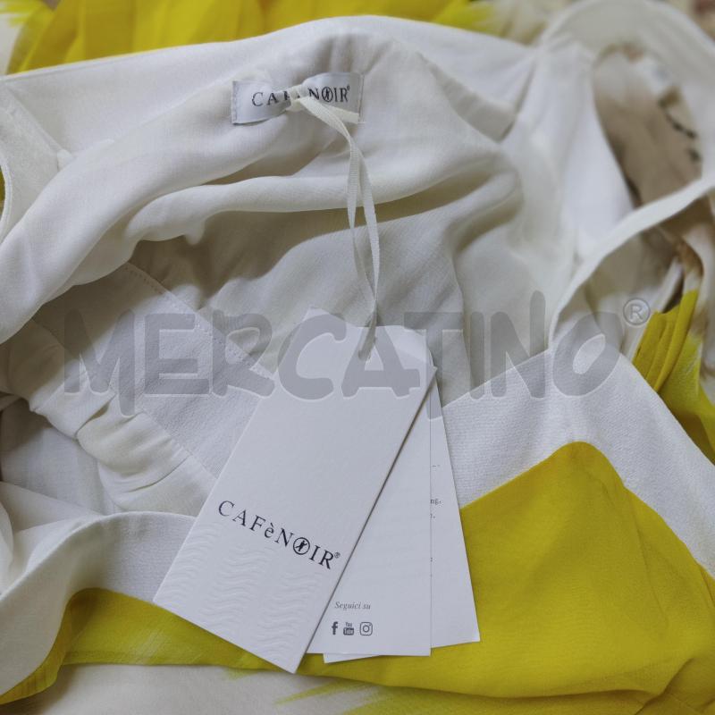 VESTITO DONNA BIANCO BEIGE GIALLO FANTASIA CAFENOIR | Mercatino dell'Usato Alcamo 5