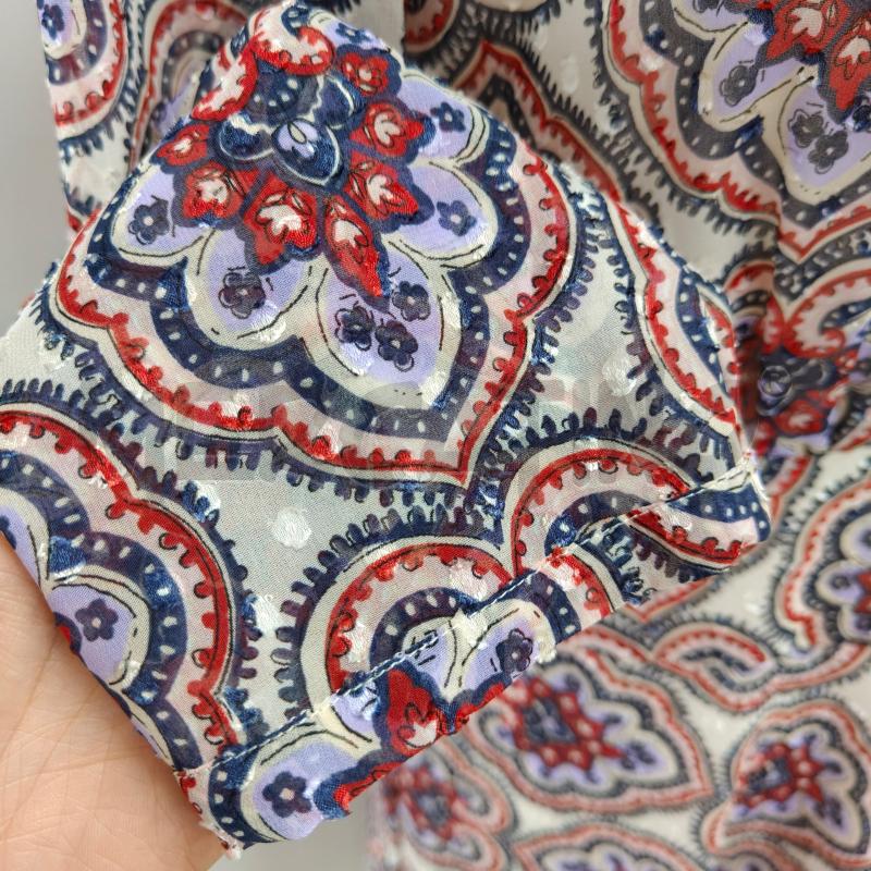 VESTITO DONNA EMME MARELLA BIANCO BLU ROSSO FANTASIA | Mercatino dell'Usato Alcamo 4