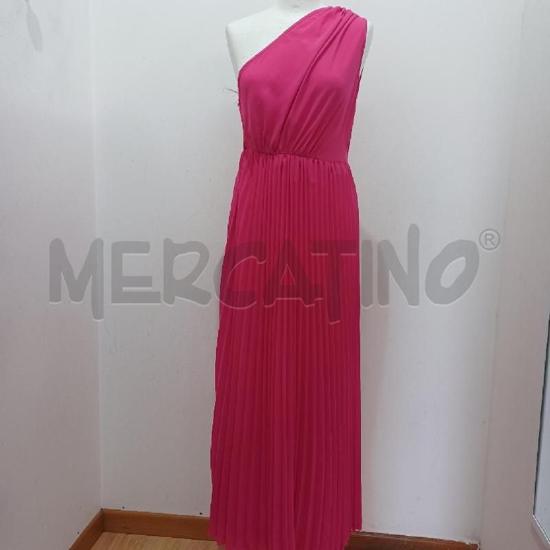 VESTITO DONNA FUCSIA MONOSPALLA LONGUETTE  | Mercatino dell'Usato Alcamo 1