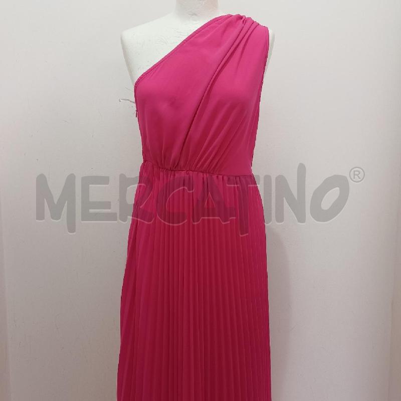 VESTITO DONNA FUCSIA MONOSPALLA LONGUETTE  | Mercatino dell'Usato Alcamo 2