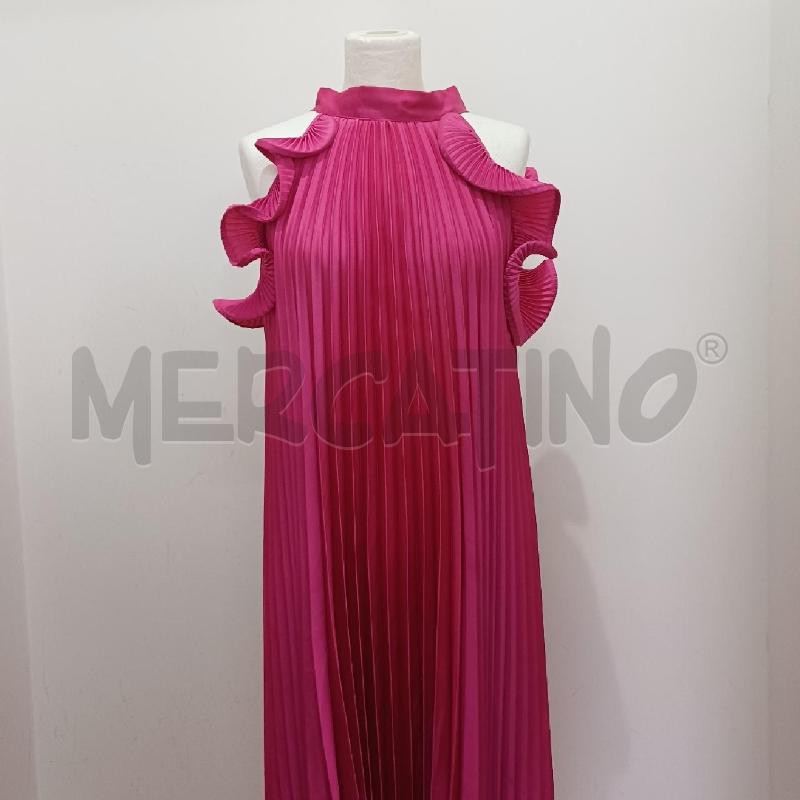 VESTITO DONNA FUCSIA PLISSE' LONGUETTE | Mercatino dell'Usato Alcamo 5