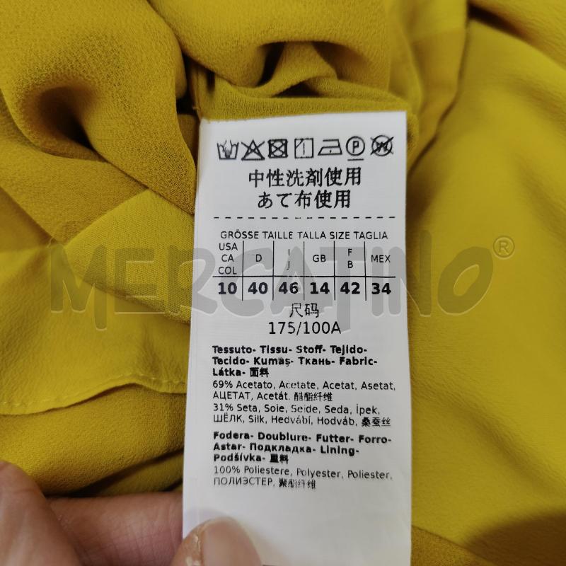 VESTITO DONNA GIALLO MARELLA LONGUETTE | Mercatino dell'Usato Alcamo 5