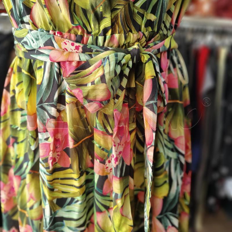 VESTITO DONNA LIUJO FANTASIA FOGLIE VERDI | Mercatino dell'Usato Alcamo 2
