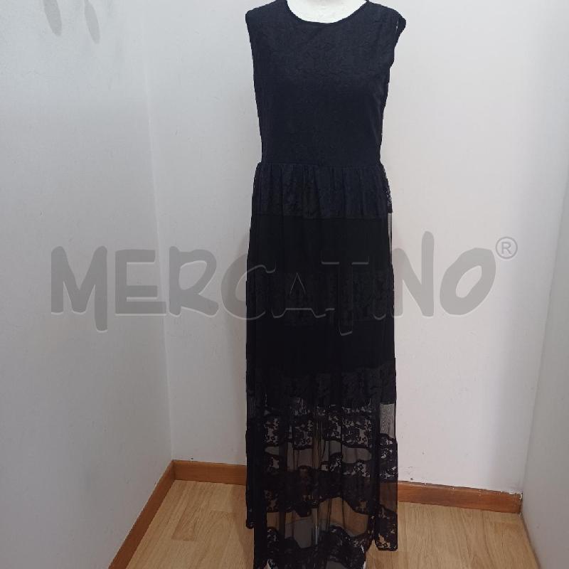 VESTITO DONNA LONGUETTE NERO PIZZO  | Mercatino dell'Usato Alcamo 1