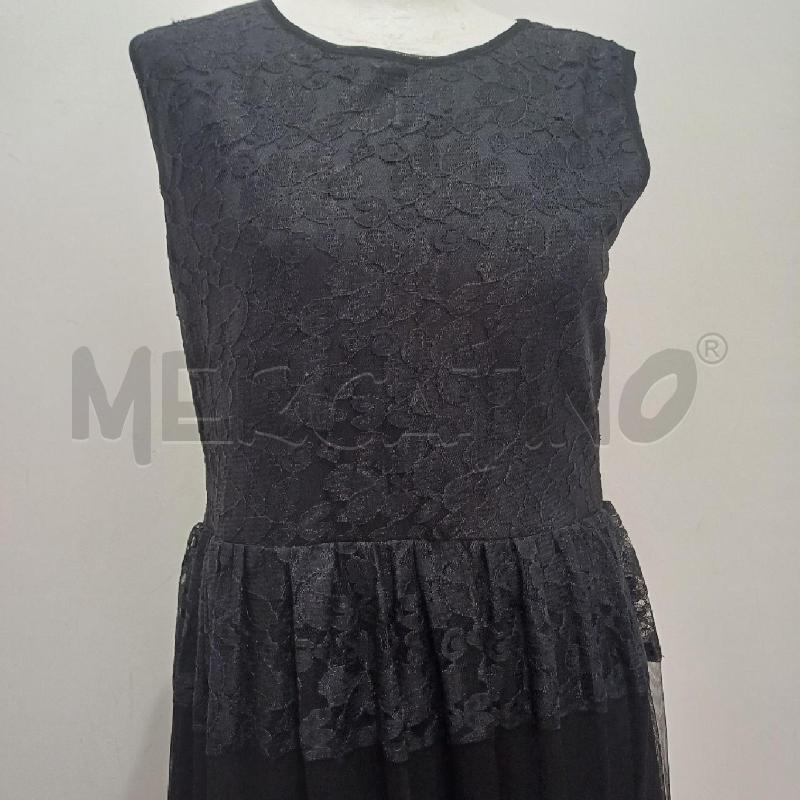 VESTITO DONNA LONGUETTE NERO PIZZO  | Mercatino dell'Usato Alcamo 2