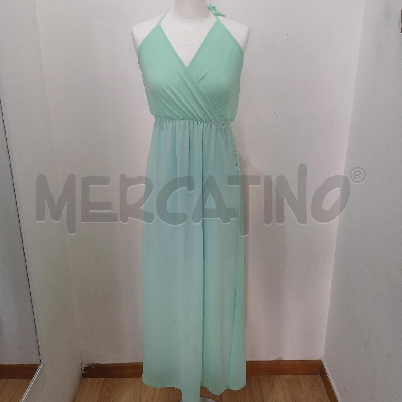 VESTITO DONNA LONGUETTE VERDE ACQUA CHIARO SCOLLO FLY GIRL | Mercatino dell'Usato Alcamo 1