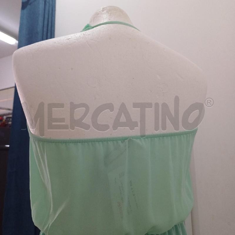 VESTITO DONNA LONGUETTE VERDE ACQUA CHIARO SCOLLO FLY GIRL | Mercatino dell'Usato Alcamo 4