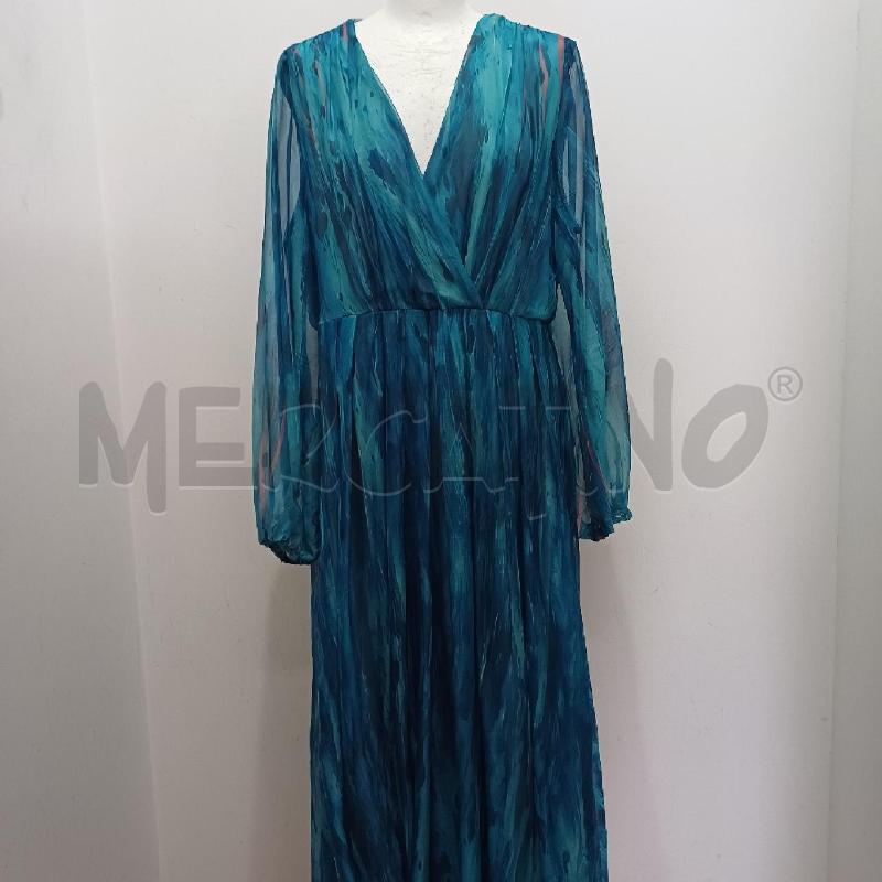 VESTITO DONNA LUNGO CELESTE FANT SFUMATURA TOLEEN | Mercatino dell'Usato Alcamo 4