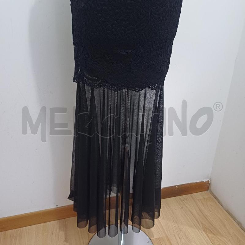 VESTITO DONNA LUNGO NERO TULLE SMANICATO | Mercatino dell'Usato Alcamo 3