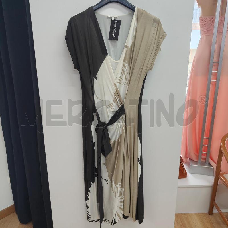 VESTITO DONNA MARRONE BIANCO MAX MARA | Mercatino dell'Usato Alcamo 1