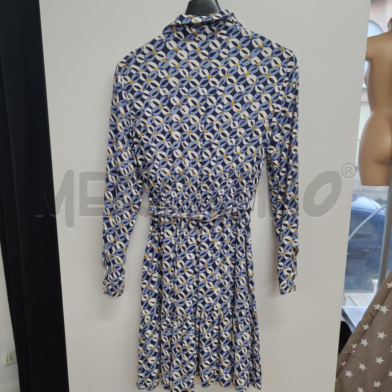 VESTITO DONNA MAX&CO BLU FANTASIA GIALLO | Mercatino dell'Usato Alcamo 2