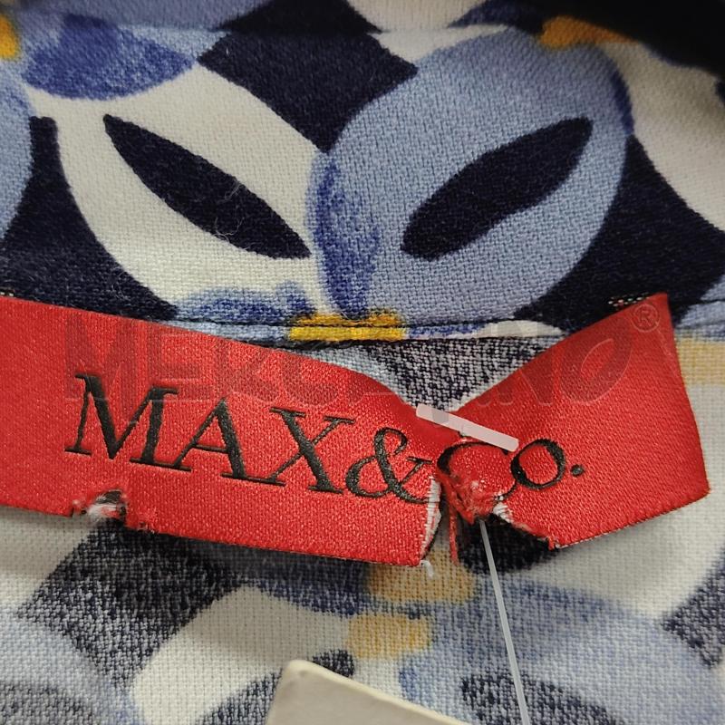 VESTITO DONNA MAX&CO BLU FANTASIA GIALLO | Mercatino dell'Usato Alcamo 3