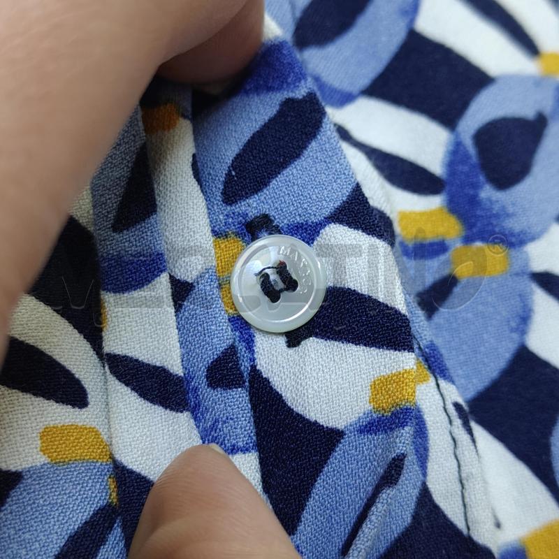 VESTITO DONNA MAX&CO BLU FANTASIA GIALLO | Mercatino dell'Usato Alcamo 4