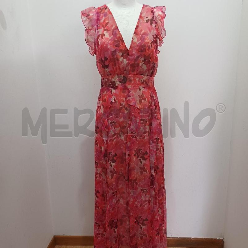 VESTITO DONNA MOTIVI LONGUETTE FLOREALE FRAGOLA | Mercatino dell'Usato Alcamo 1