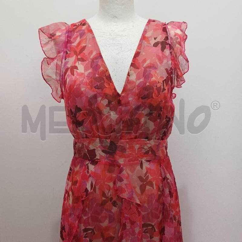 VESTITO DONNA MOTIVI LONGUETTE FLOREALE FRAGOLA | Mercatino dell'Usato Alcamo 2
