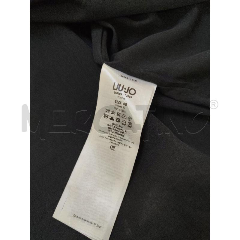 VESTITO DONNA NERO LIUJO FANTASIA SMANICATO | Mercatino dell'Usato Alcamo 5