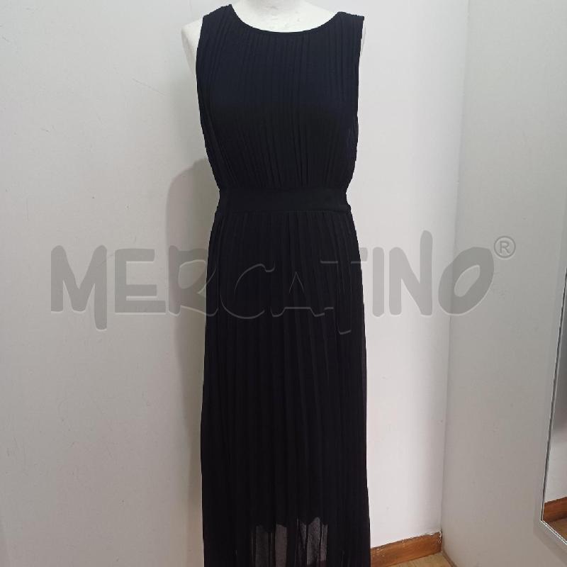 VESTITO DONNA NERO PLISSE' LONGUETTE | Mercatino dell'Usato Alcamo 1