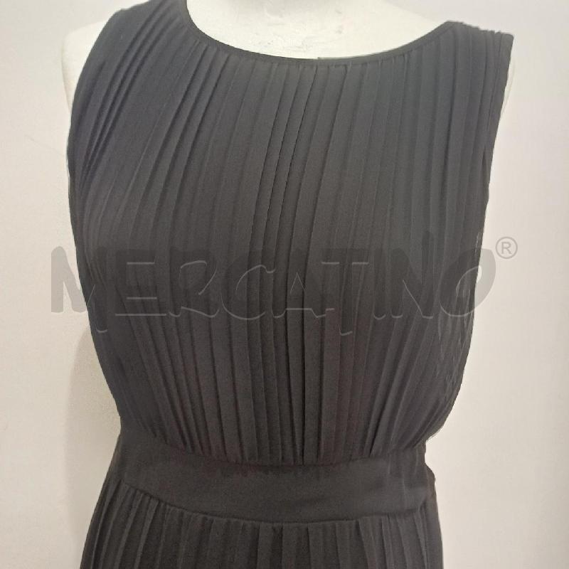 VESTITO DONNA NERO PLISSE' LONGUETTE | Mercatino dell'Usato Alcamo 2