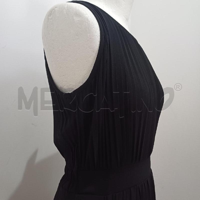 VESTITO DONNA NERO PLISSE' LONGUETTE | Mercatino dell'Usato Alcamo 3
