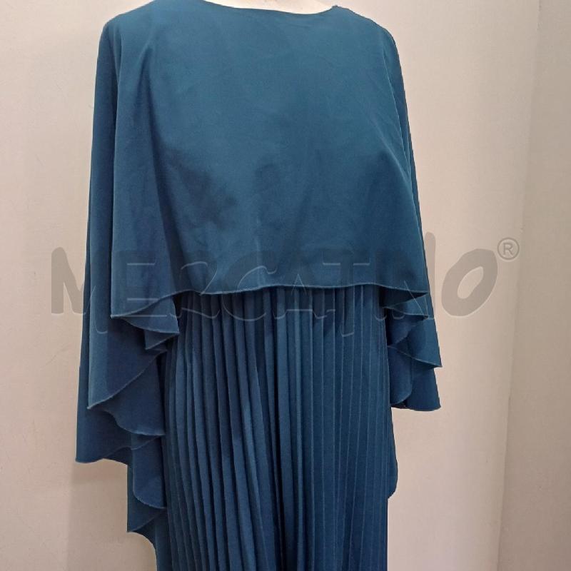 VESTITO DONNA OVER ELEGANTE OTTANIO PLISSE' CON MANTELLA | Mercatino dell'Usato Alcamo 2