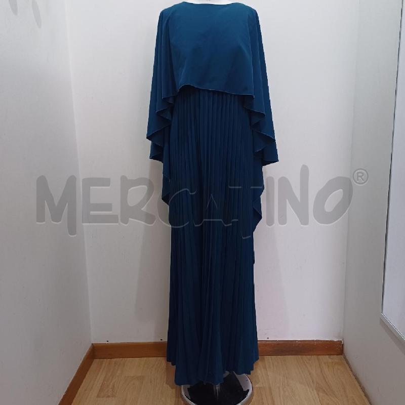 VESTITO DONNA OVER ELEGANTE OTTANIO PLISSE' CON MANTELLA | Mercatino dell'Usato Alcamo 4