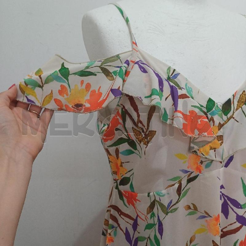 VESTITO DONNA PANNA LONGUETTE FANT FLOREALE COLORATO REBECCA | Mercatino dell'Usato Alcamo 3