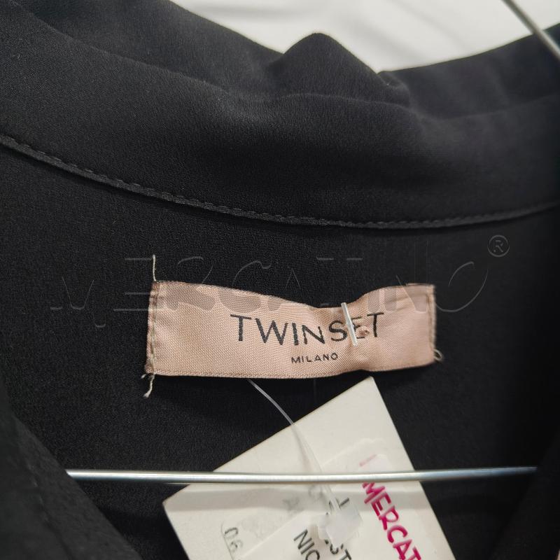 VESTITO DONNA ROSA FENICOTTERI COLLETTO NERO | Mercatino dell'Usato Alcamo 3
