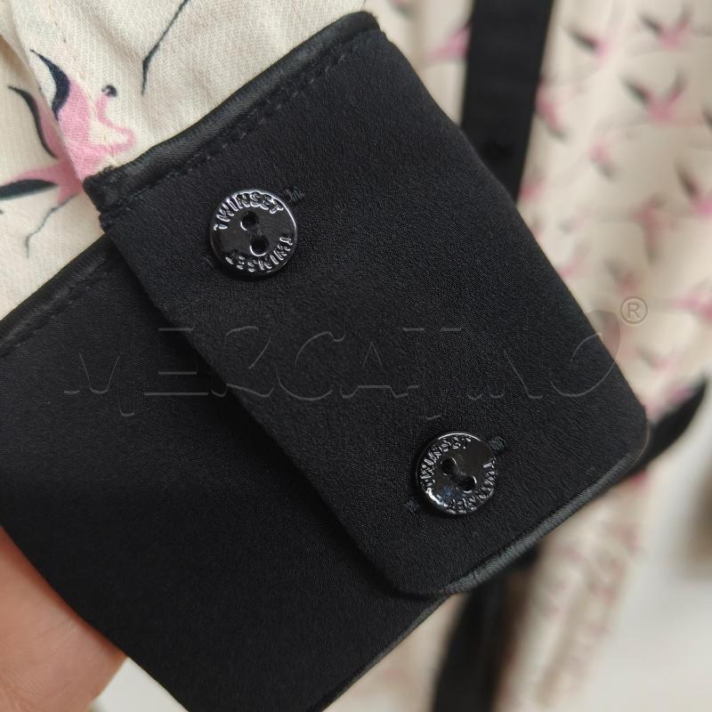 VESTITO DONNA ROSA FENICOTTERI COLLETTO NERO | Mercatino dell'Usato Alcamo 4