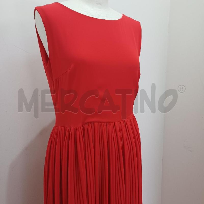 VESTITO DONNA ROSSO LONGUETTE PLISSE' | Mercatino dell'Usato Alcamo 2