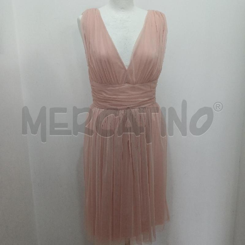 VESTITO DONNA TULLE ELEGANTE NADINE ROSA | Mercatino dell'Usato Alcamo 1