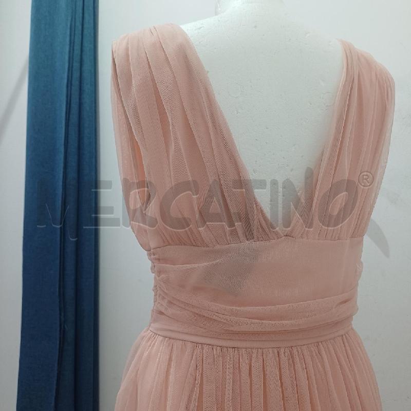 VESTITO DONNA TULLE ELEGANTE NADINE ROSA | Mercatino dell'Usato Alcamo 3