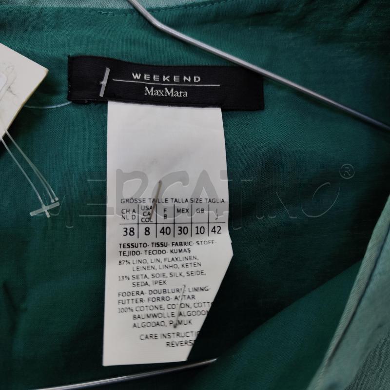 VESTITO DONNA VERDE CHIARO SMANICATO WEEKEND MAX MARA | Mercatino dell'Usato Alcamo 4
