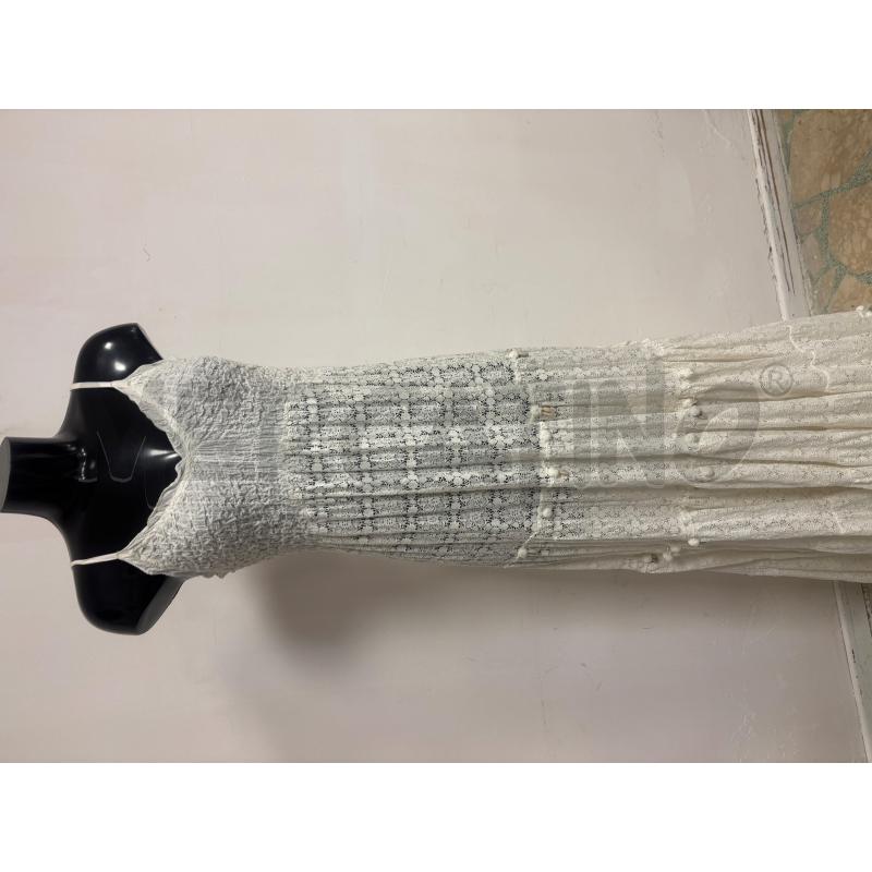 ABITO DONNA  BIANCO PIZZO ANTICA SARTORIA  | Mercatino dell'Usato Trapani corso mattarella 2