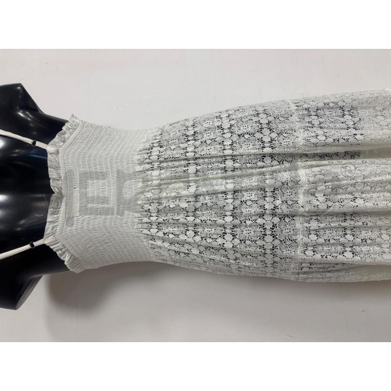 ABITO DONNA  BIANCO PIZZO ANTICA SARTORIA  | Mercatino dell'Usato Trapani corso mattarella 5